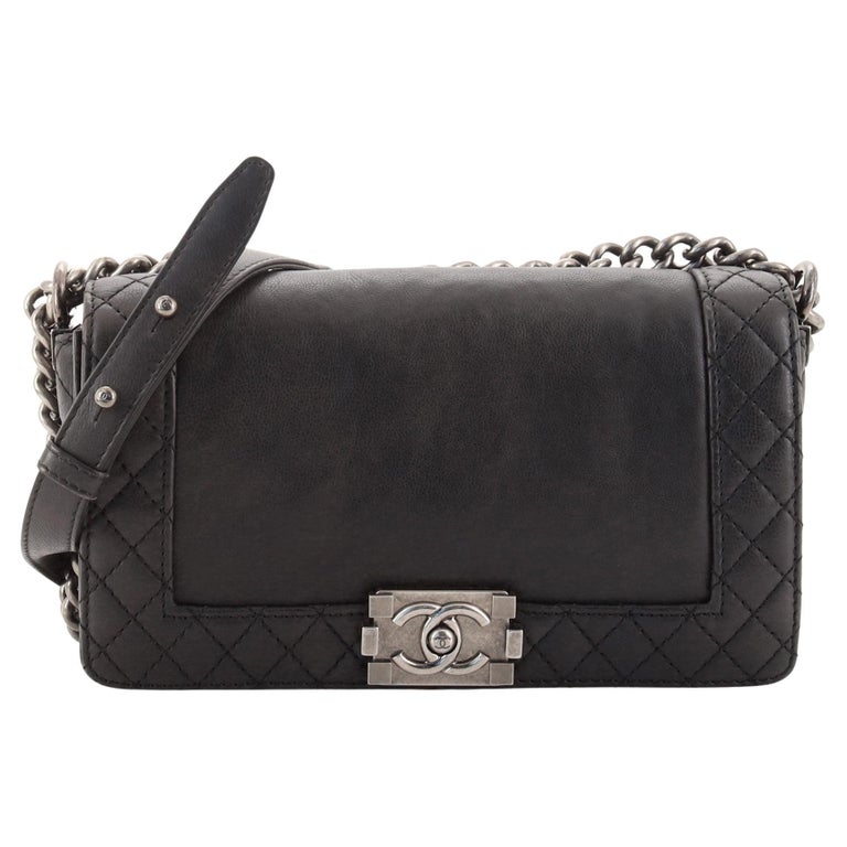 Chanel Reverso Boy Flap Bag Calfskin Old Medium at 1stDibs