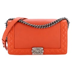 Chanel Reverso Boy Flap Bag Calfskin Old Medium