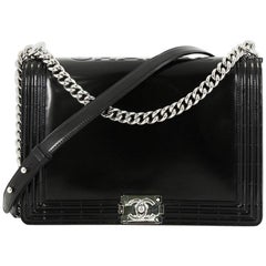 Chanel Reverso Boy Flap Bag Glazed Calfskin Large