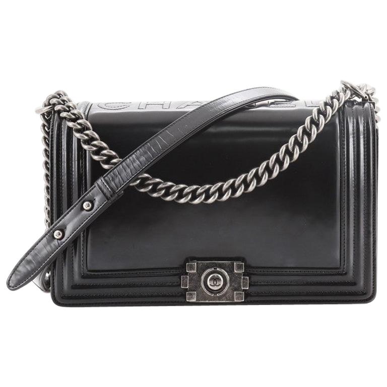 Chanel Reverso Boy Flap Bag Glazed Calfskin New Medium