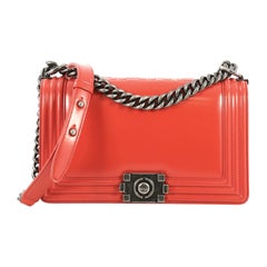 Chanel Reverso Boy Flap Bag Glazed Calfskin Old Medium