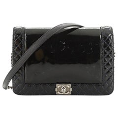 Chanel Reverso Boy Flap Bag Patent Small