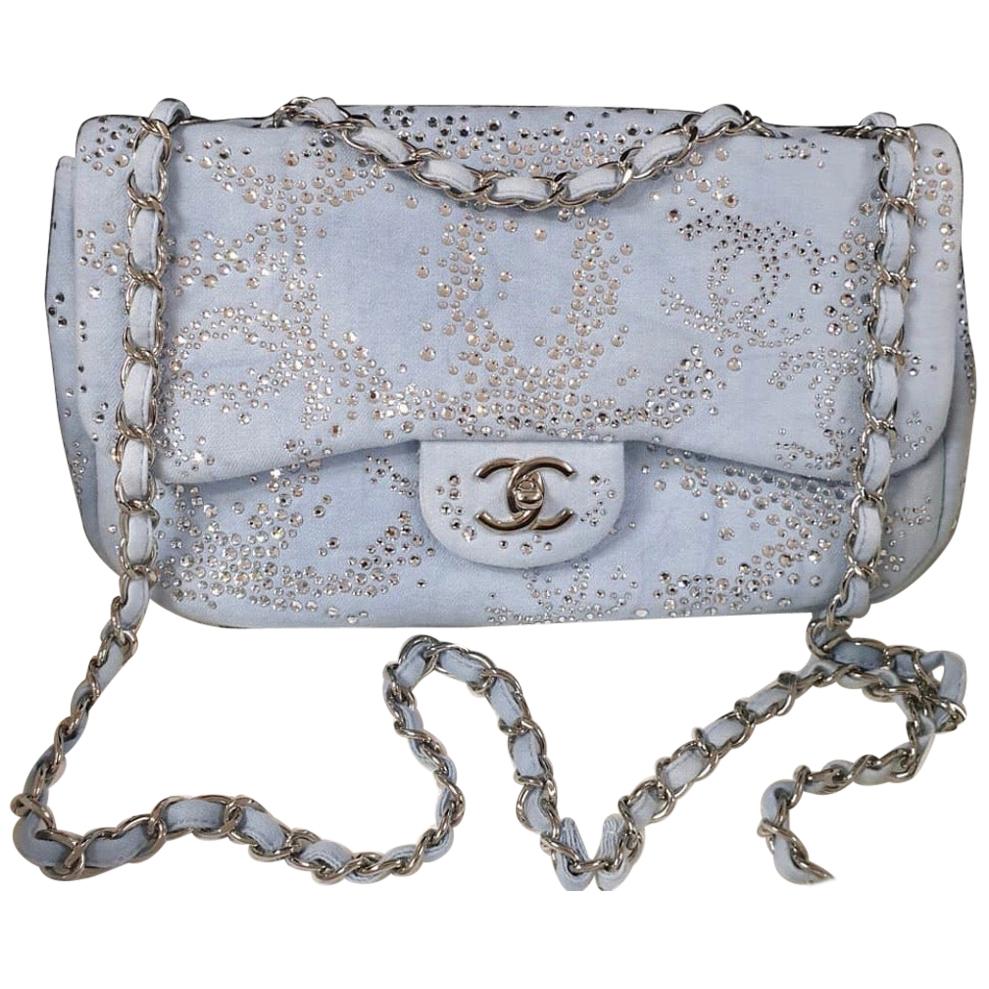 Chanel Denim Flap Bag 2021 - 2 For Sale on 1stDibs