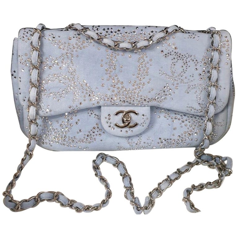 Chanel Rhinestone Denim Flap Bag