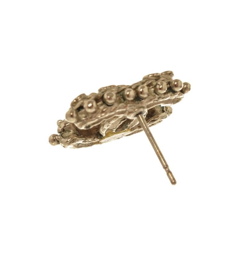 Chanel Rhinestone Gold CC Earrings 2
