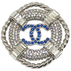 Chanel Rhinestone Marine Theme Brooche