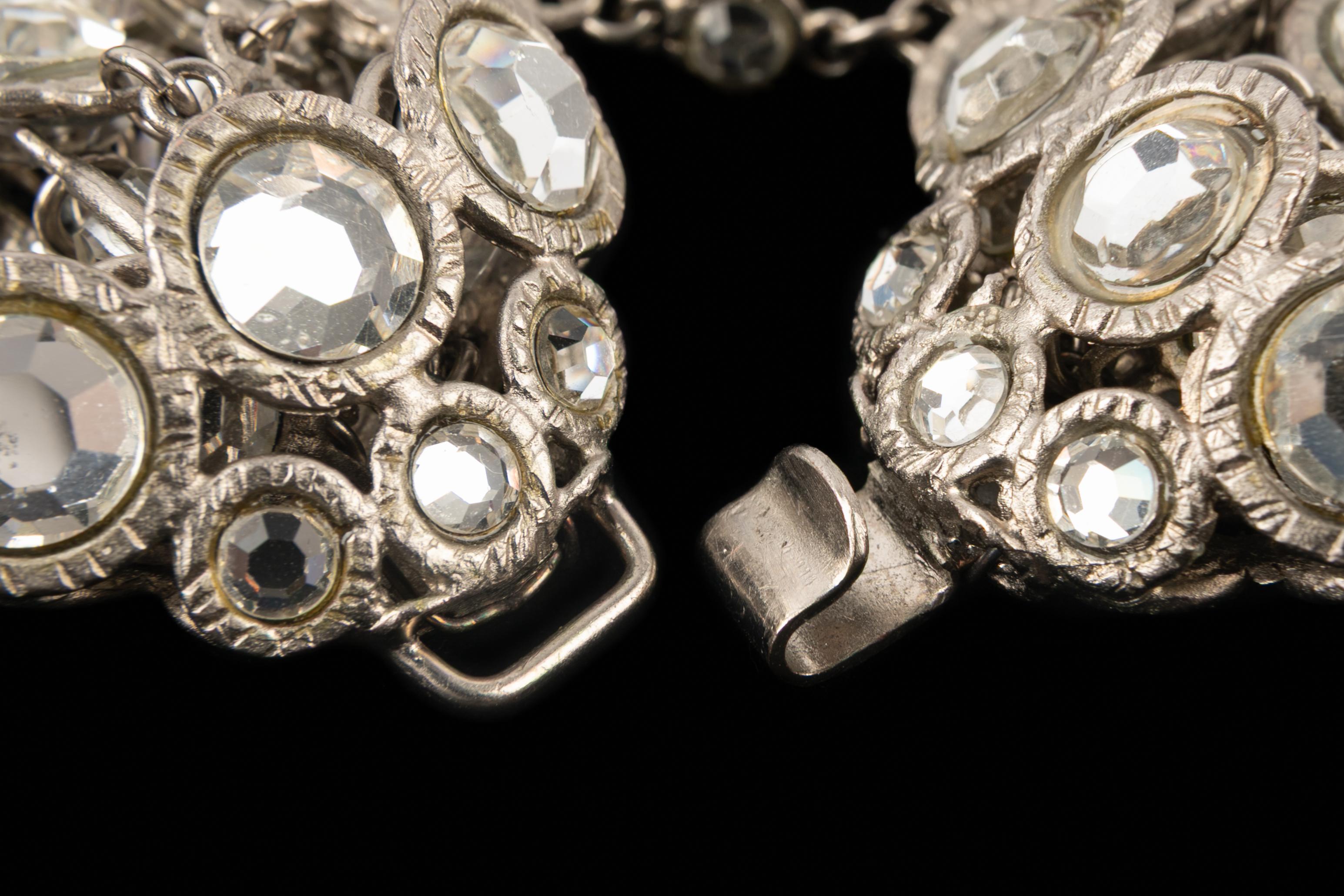 Pulsera de strass Chanel en venta 3