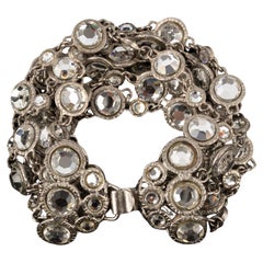 Bracciale con strass Chanel