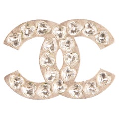 Chanel rhinestoned brooch by Karl Lagerfeld Fall 2004