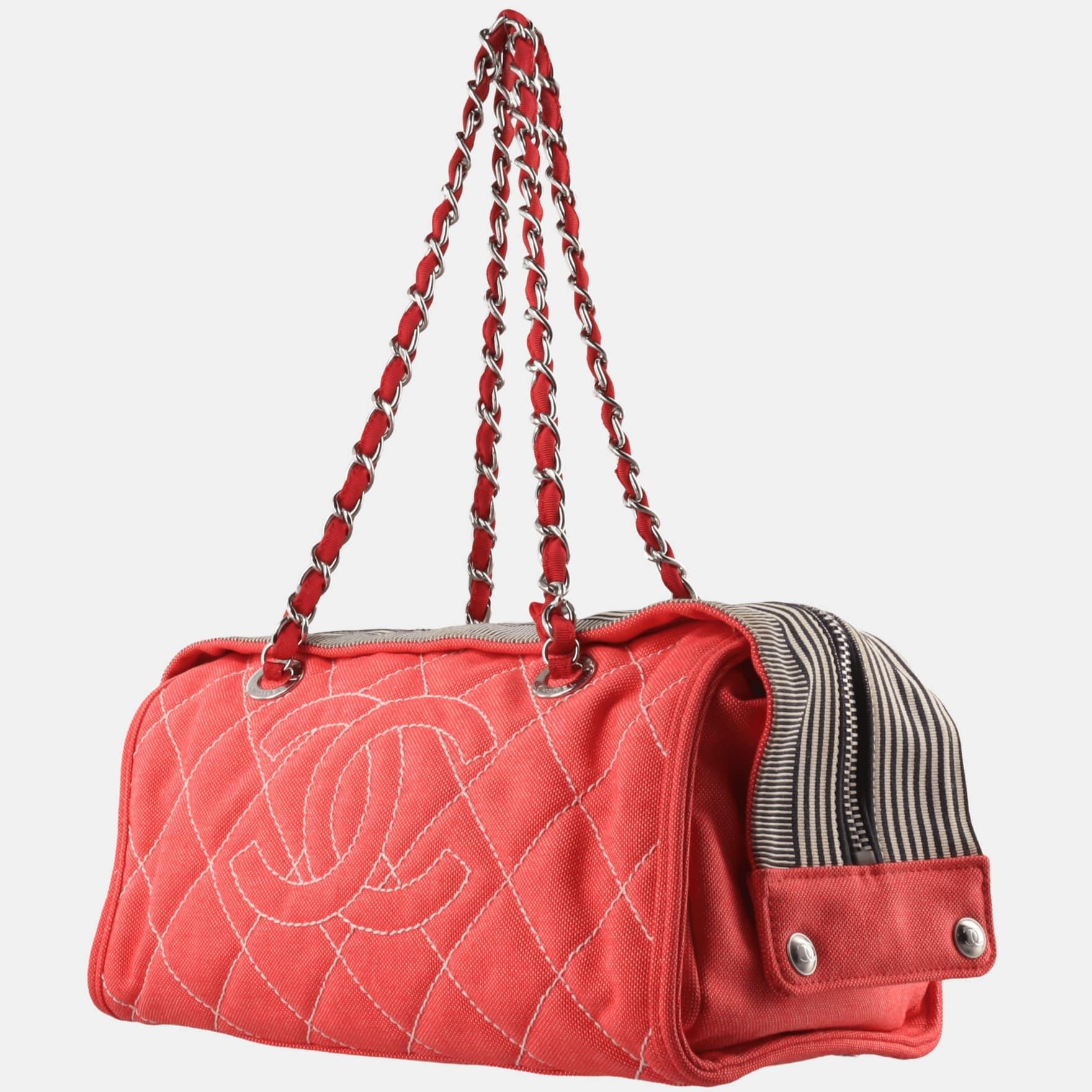 Borsa Chanel a rombi in denim trapuntato medio con catena CC, 2009-2010 In condizioni buone in vendita a AUBERVILLIERS, FR