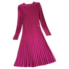 Chanel Ribbed Fuchsia Drees