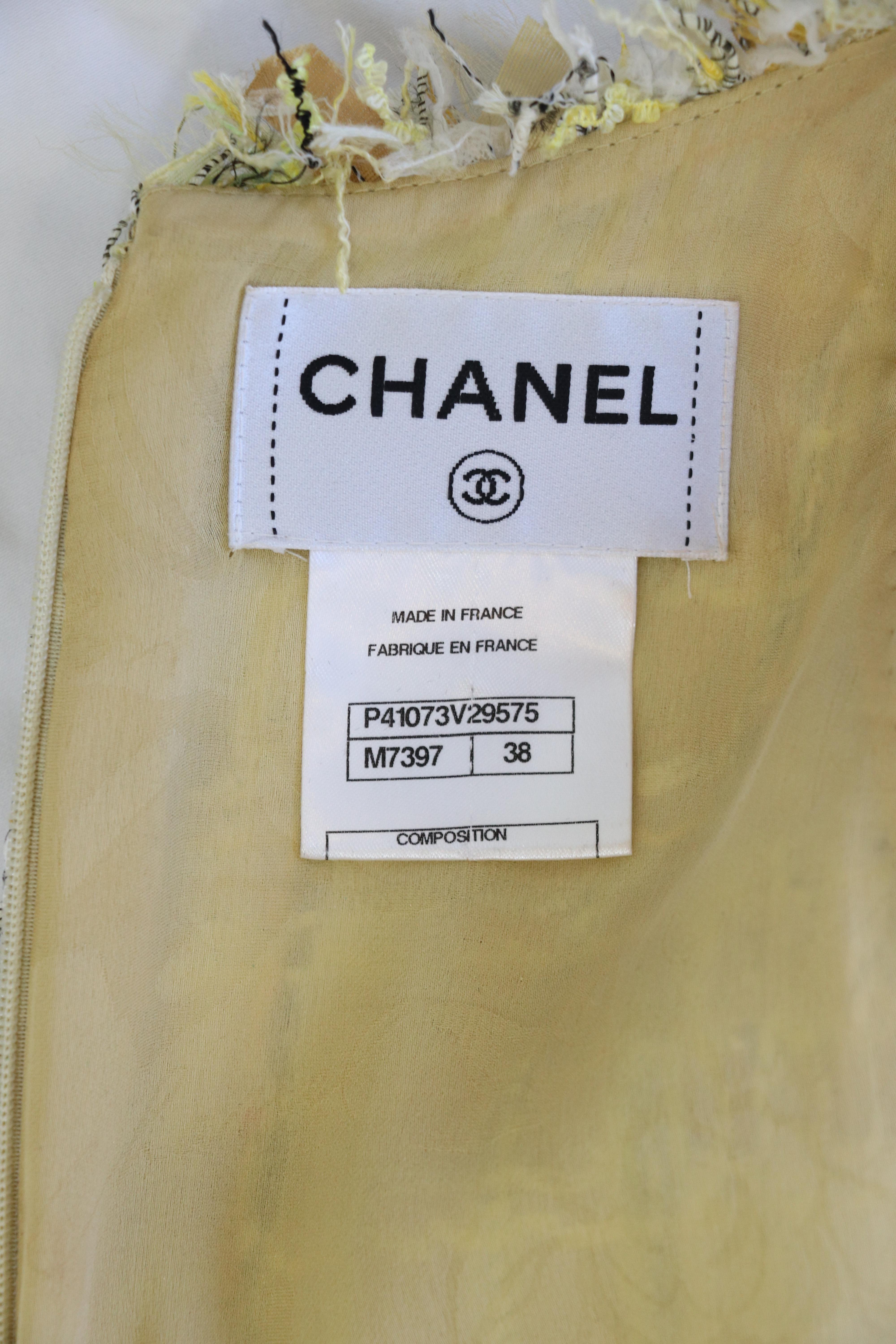 Chanel Ribbon Tweed Dress 38 SS 2011 4