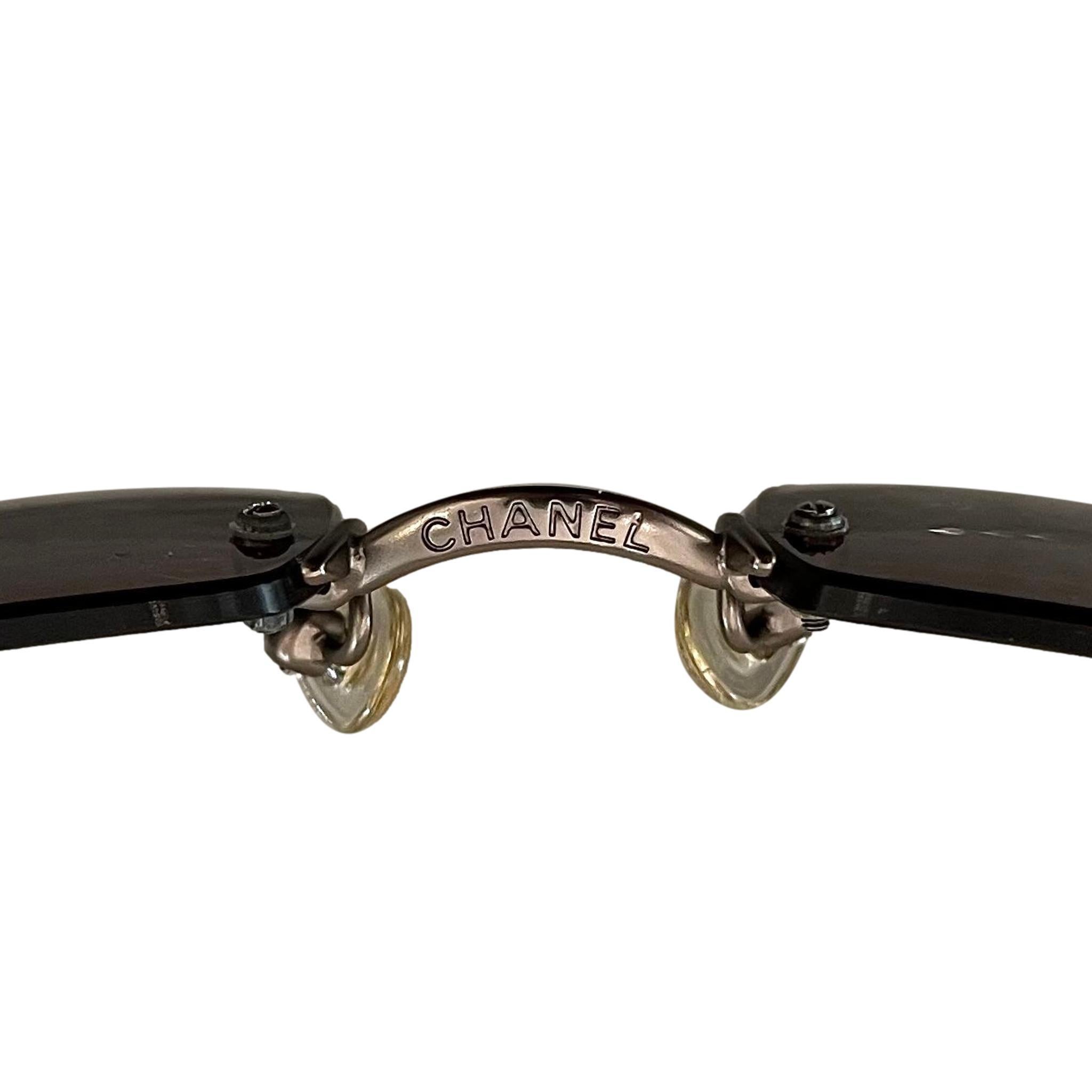 Chanel Rimless 'CC' Logo Sunglasses 1
