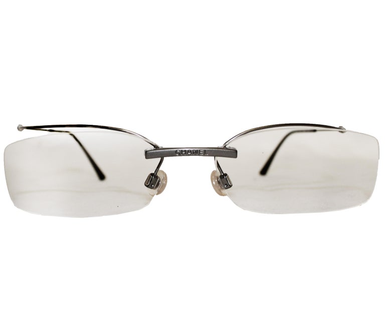 chanel rimless eyeglasses