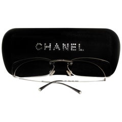 Chanel  Rimless Metal Floating Temple Glasses
