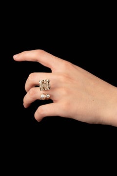 Bague Chanel signée Karl Lagerfeld, vers 2010