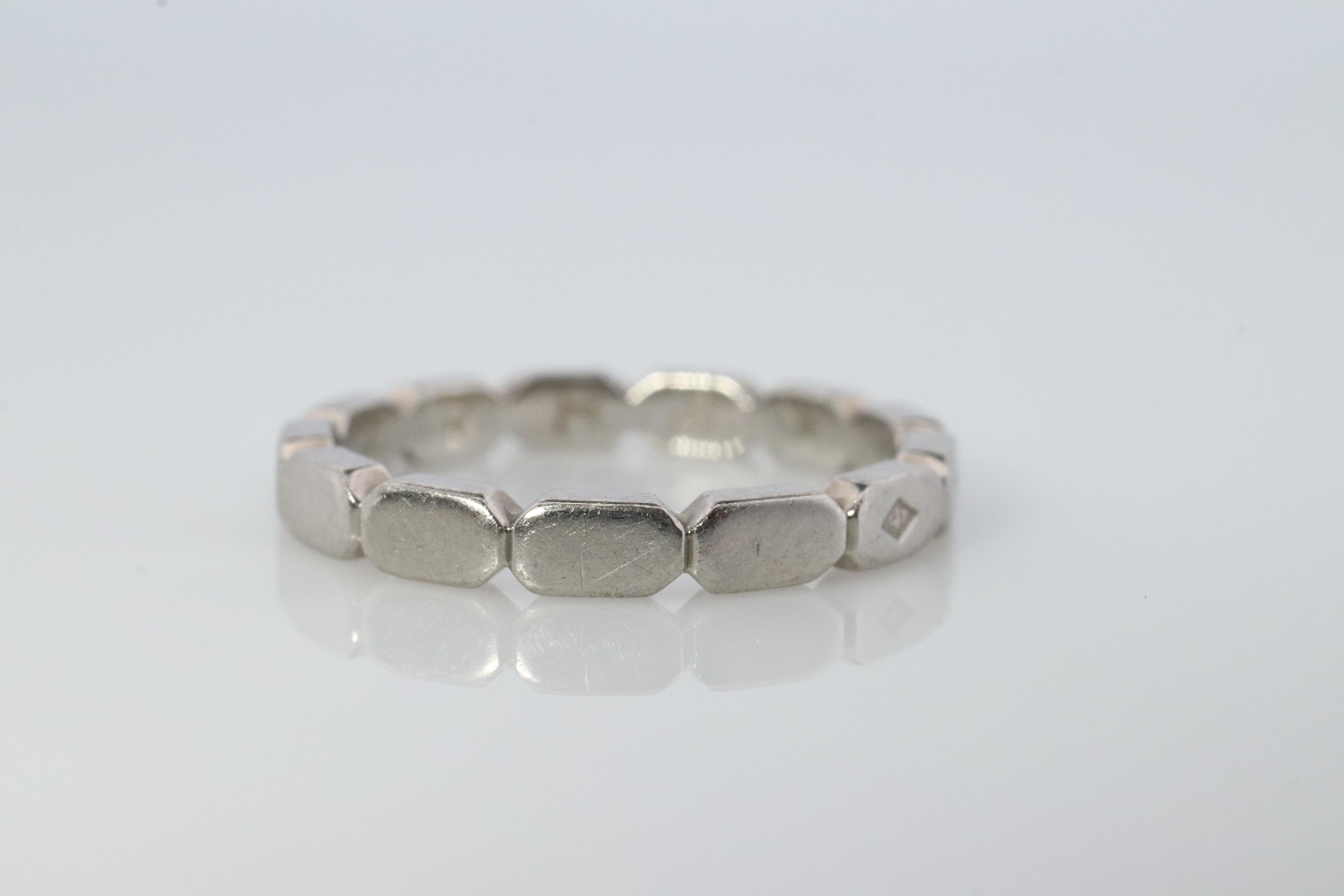 Anillo Chanel. Original CHANEL Diamante PT950 Platino Premiere Promes banda Moderno en venta