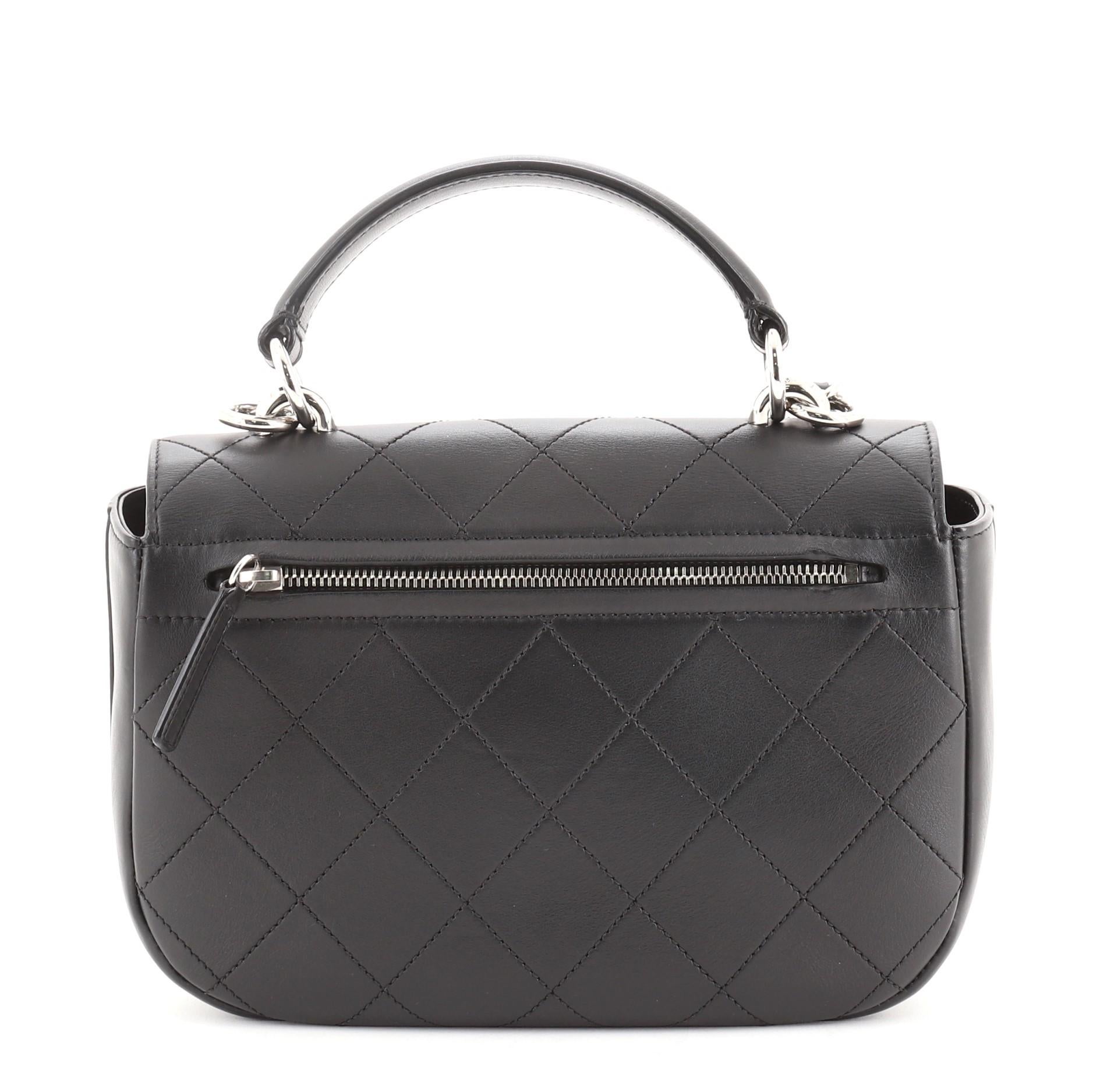 Chanel Ring My Bag Borsa a manico alto in pelle di vitello Stitch by Stitch Medium In condizioni buone a NY, NY