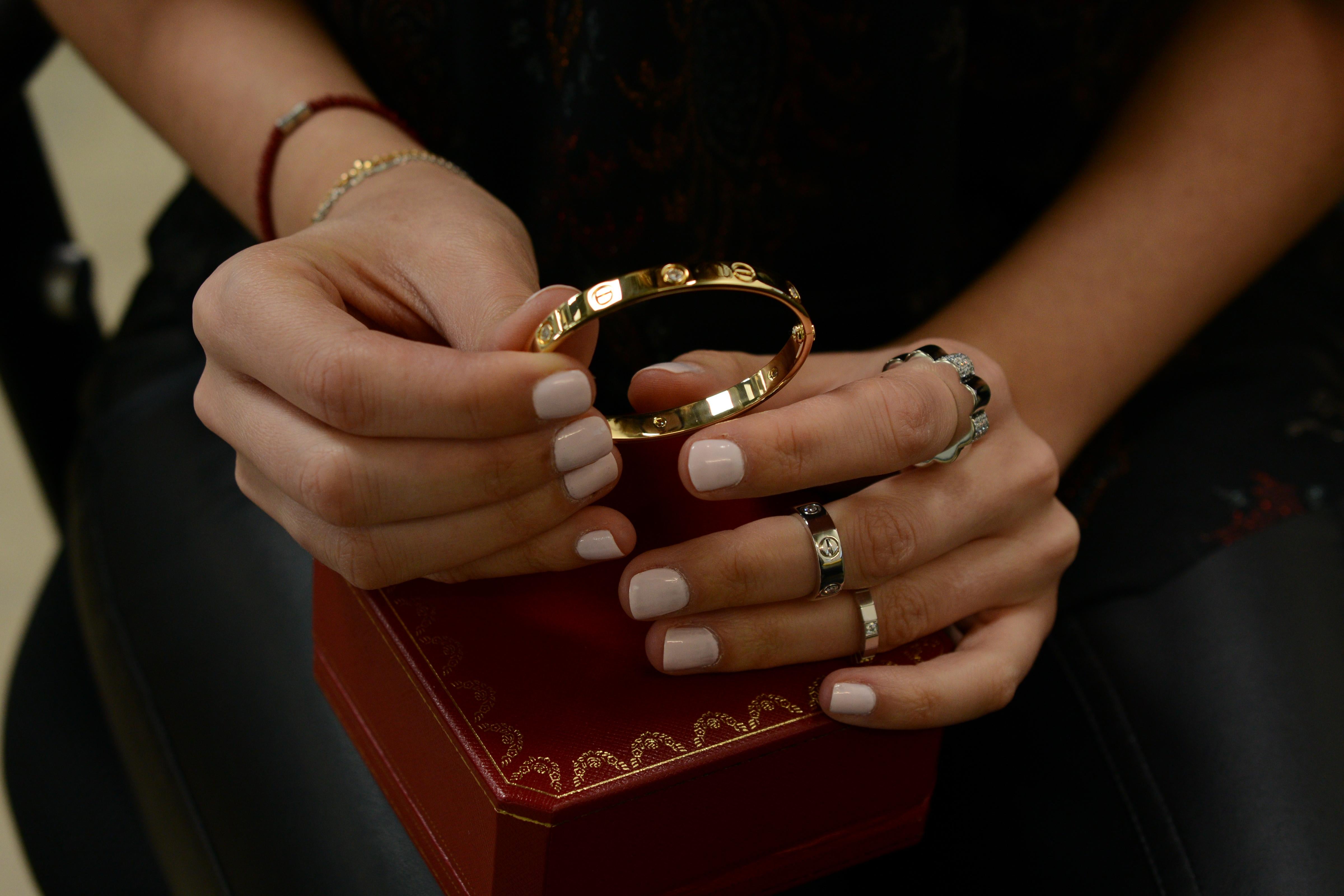 Women's Chanel Ring with Pave Diamonds 0.50 Carat 18 Karat White Gold