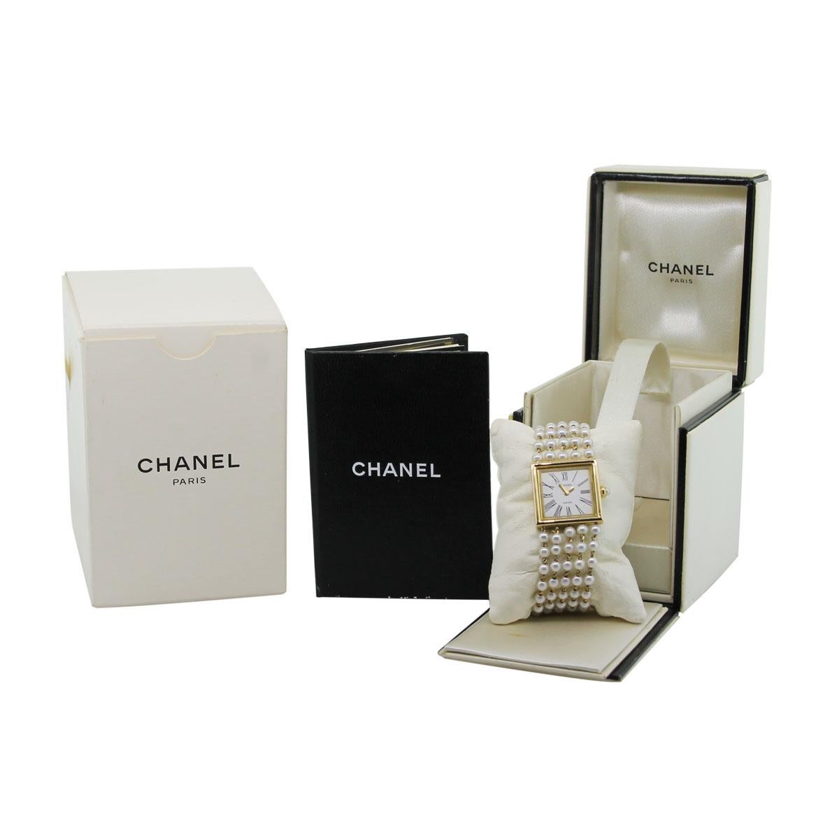 Chanel RK 340069 Mademoiselle Wrist Watch In Excellent Condition In Boca Raton, FL