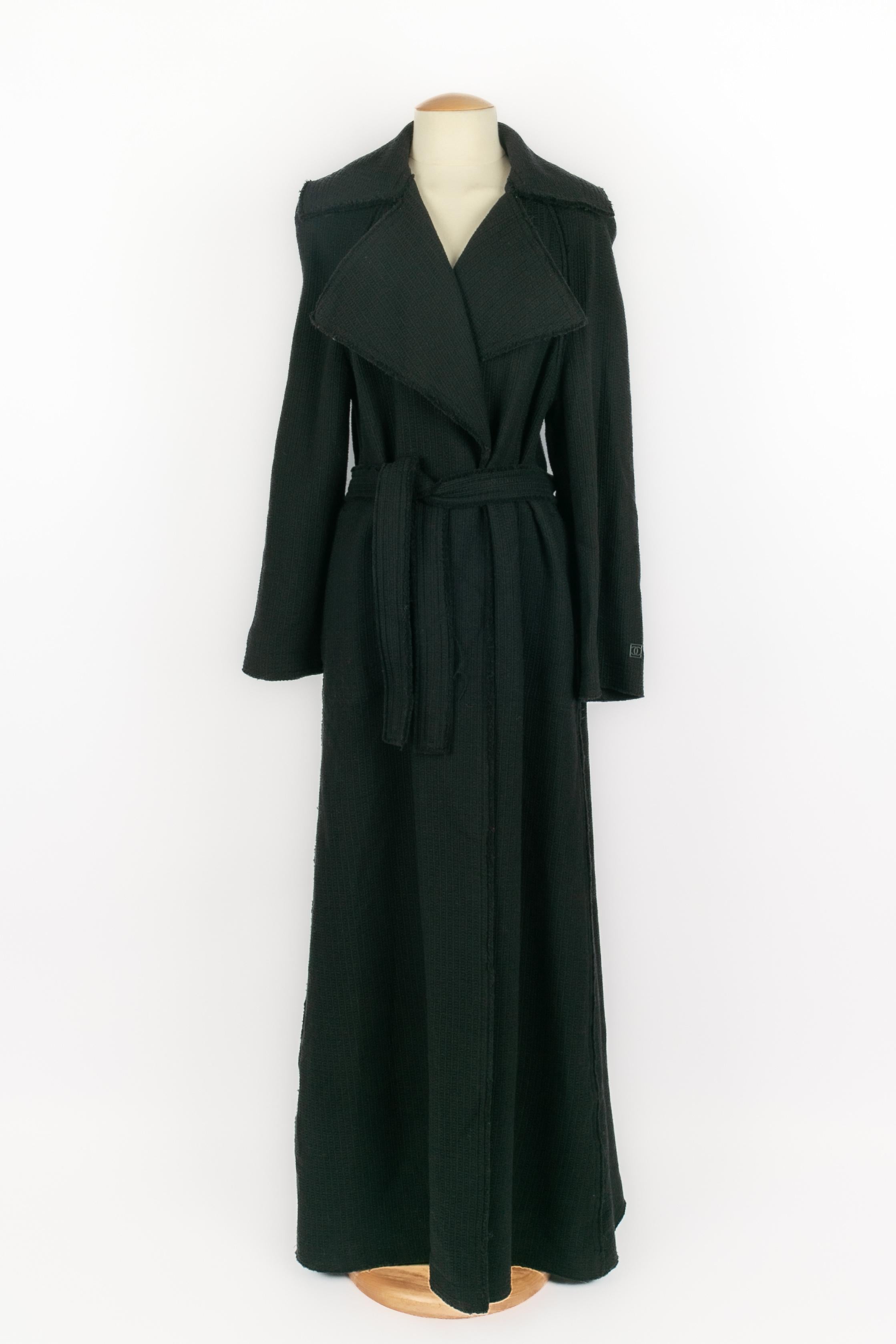 Chanel Morgenmantel (Schwarz) im Angebot