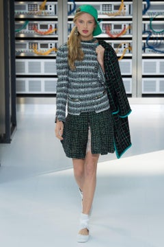 CHANEL ROBOT Collection Runway Shimmer Jacket 36 FR