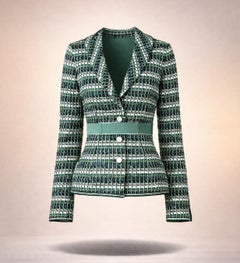 CHANEL ROBOT Collection Runway Shimmer Jacket 36 FR