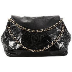Chanel Rock and Chain Flap Bag Lackvinyl groß