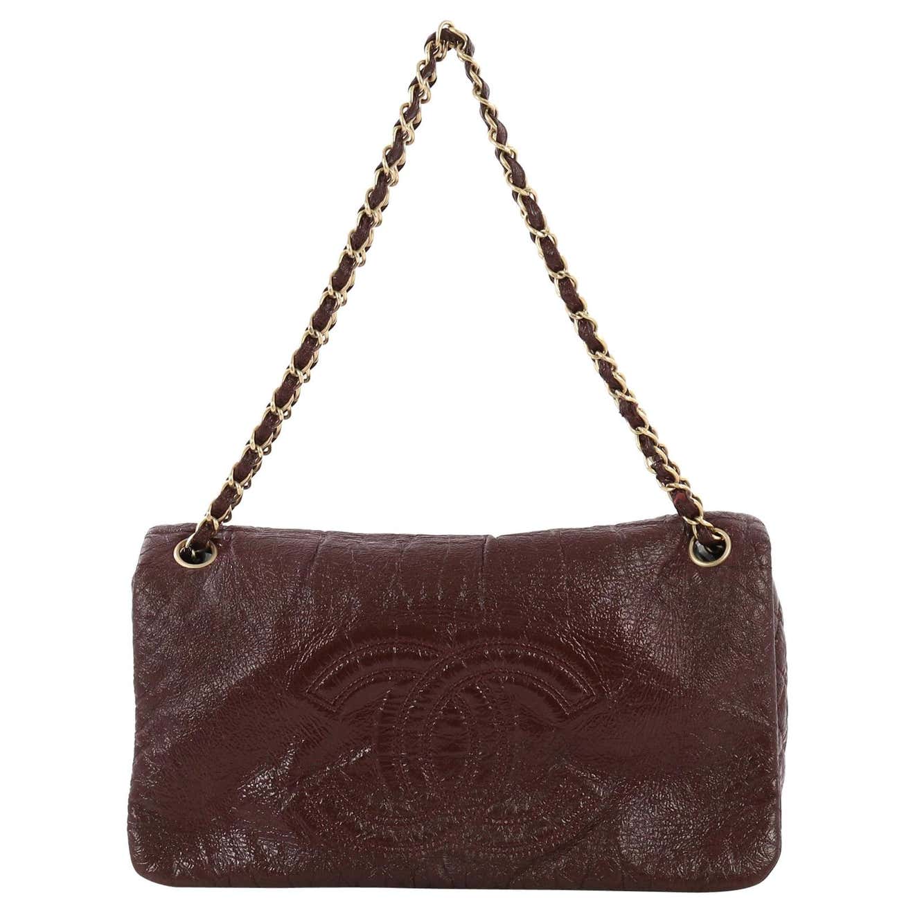 Chanel Rock and Chain Flap Bag Patent Vinyl Medium at 1stDibs