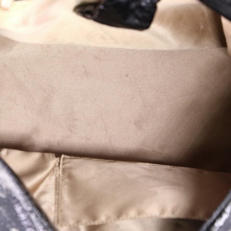 Chanel Rock and Chain Flap Bag Patent XL In Good Condition In NY, NY