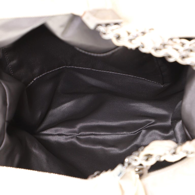 chanel rock and chain hobo