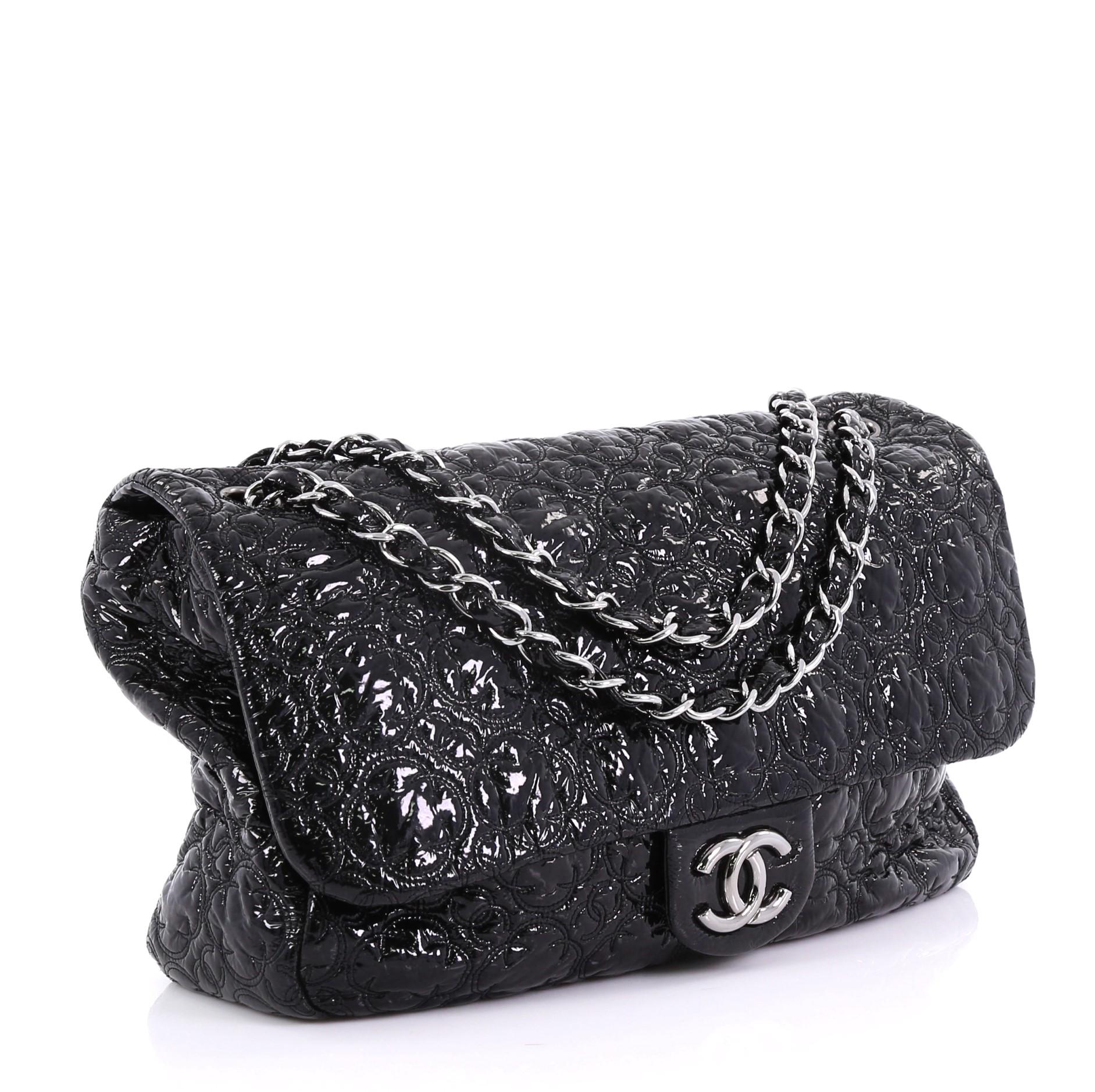 Chanel Rock In Moscow Flap Bag Patent Vinyl Jumbo at 1stDibs | chanel  moscow bag