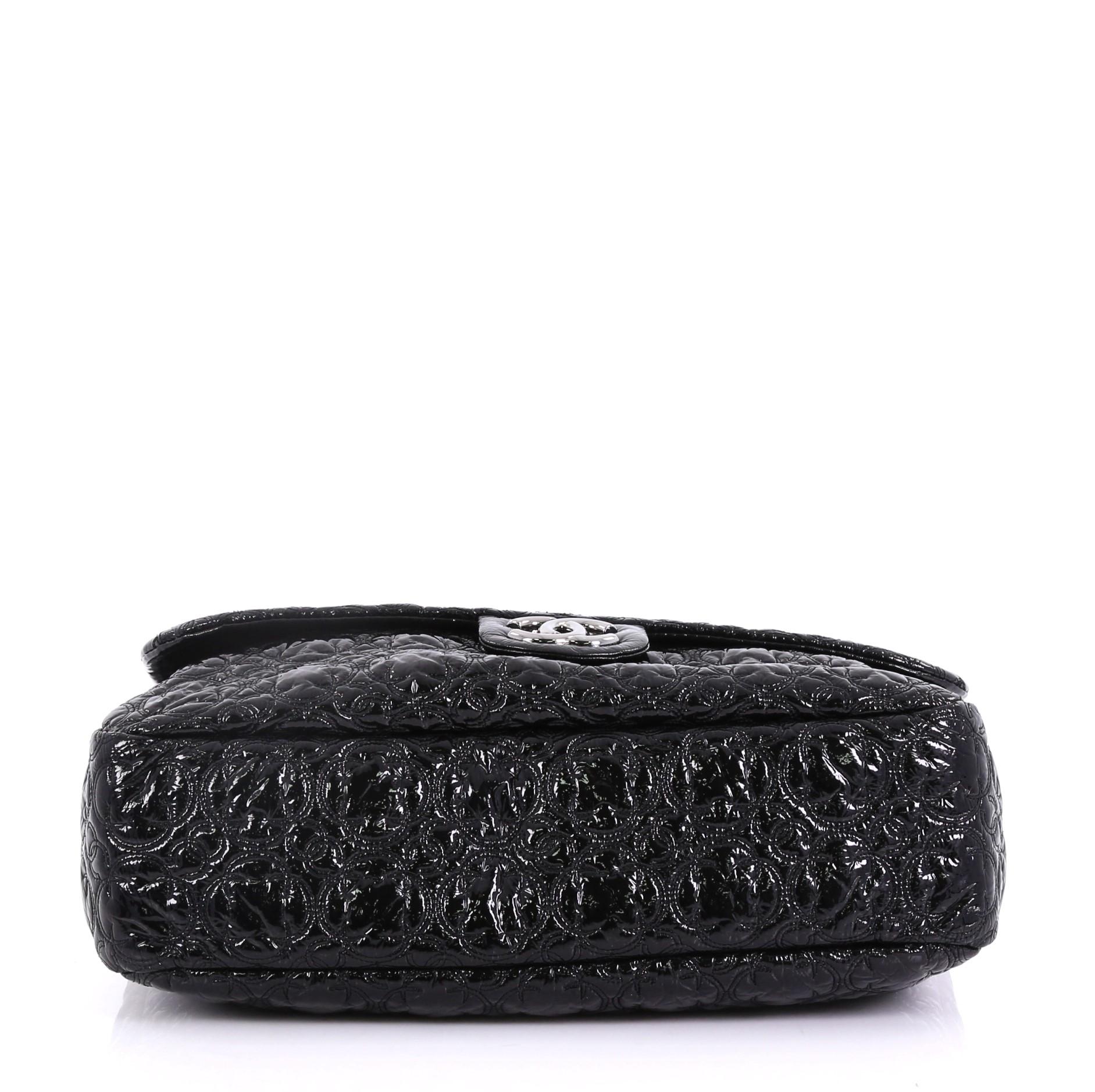 chanel vinyl flap bag