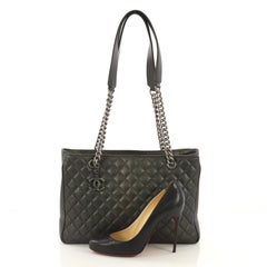 Chanel Rock in Rome Shopping Tote Quilted Goatskin Large