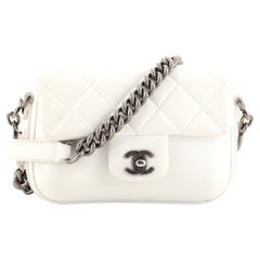 Chanel Rock My Shoulder Flap Bag Quilted Calfskin Mini