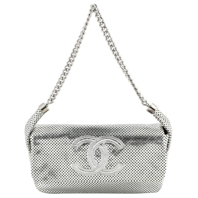 Chanel Rodeo Drive Flap Bag Perforated Leather Medium at 1stDibs