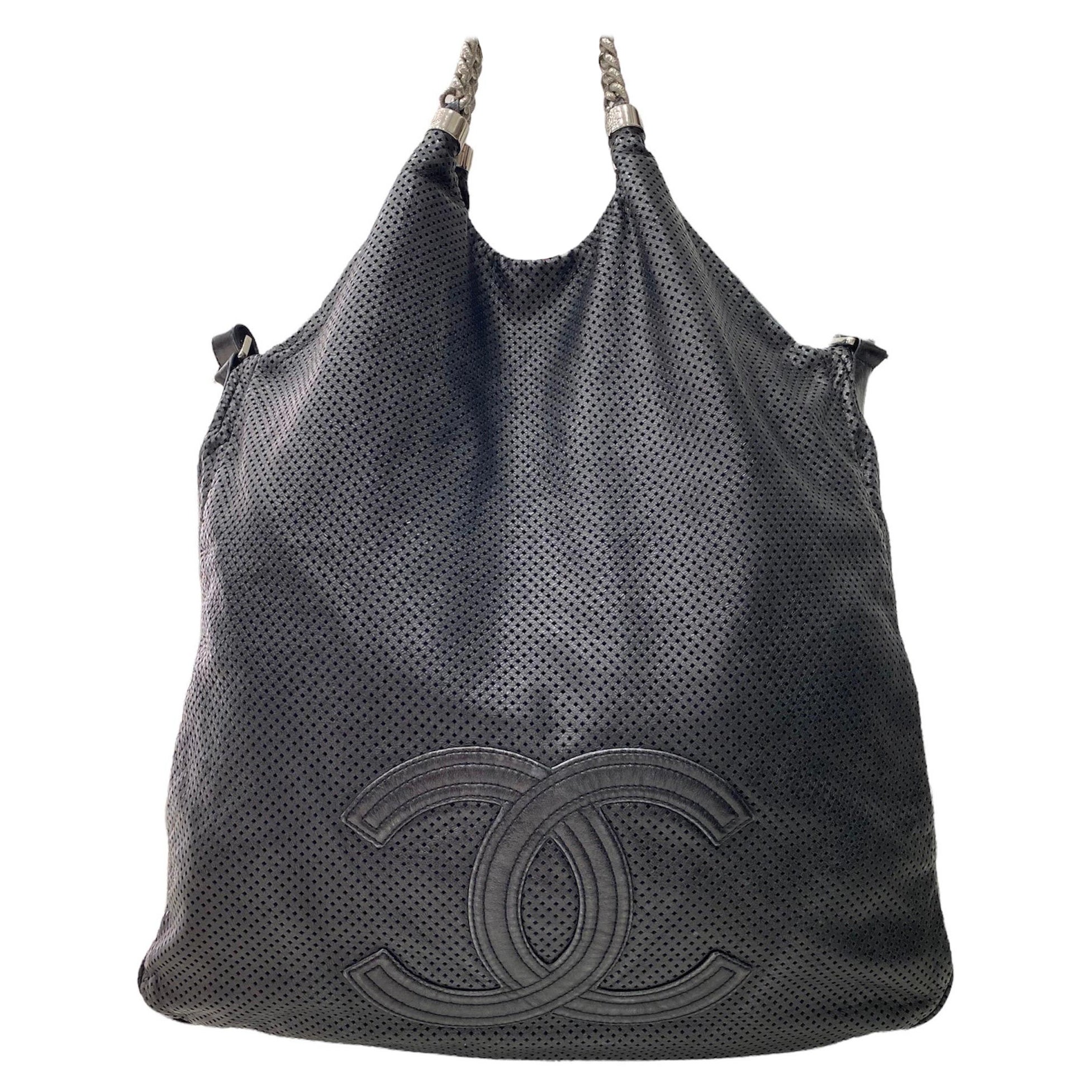 Chanel Rodeo Drive Umhängetasche Grau