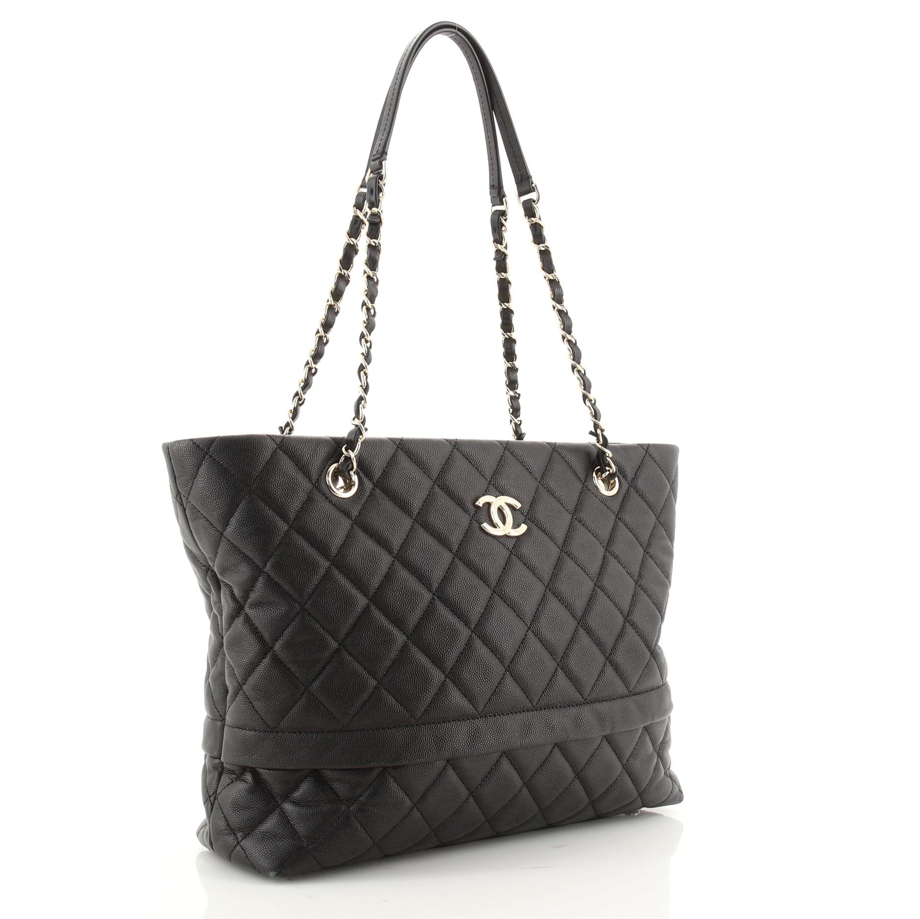quilted tote bolsa with zipper