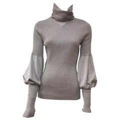 Chanel rose Cashmere Turtle Neck Top-42