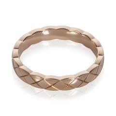 Chanel Rose Gold Coco Crush Narrow Ring