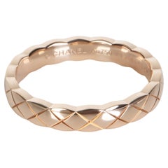 Chanel Rose Gold Coco Crush Narrow Ring