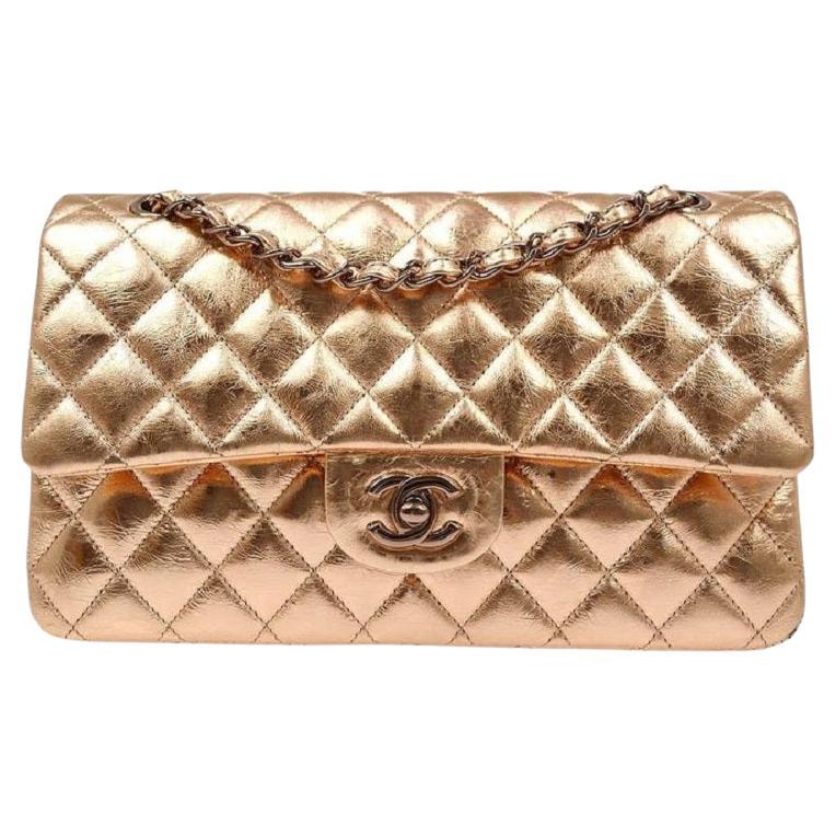 Chanel Metallic Gold Leather Reissue Flap Bag at 1stDibs metallic