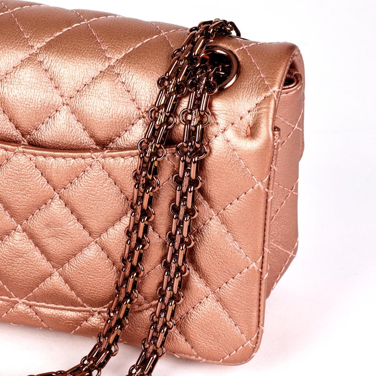 Chanel Gold Reissue 2.55 Quilted Calfskin Leather 226 Flap Bag