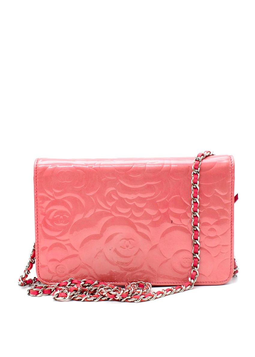 chanel rose wallet