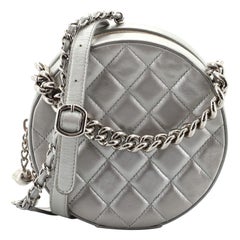 Chanel Round as Earth Crossbody Bag Glazed Calfskin