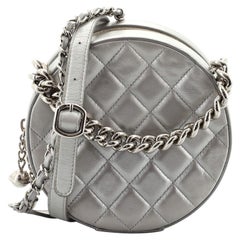 Chanel Round as Earth Crossbody Bag Glazed Calfskin