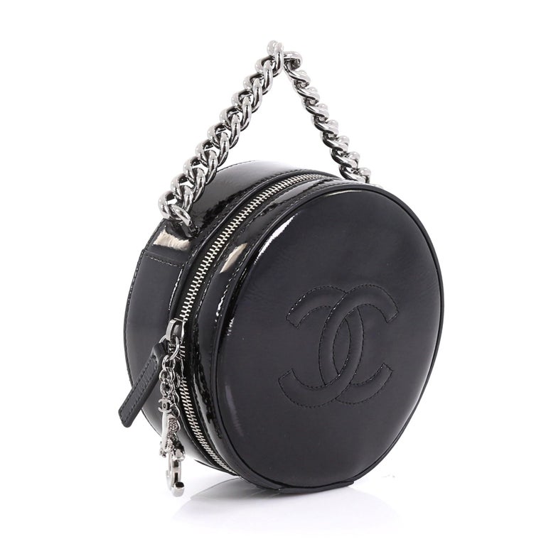 chanel pearl round bag