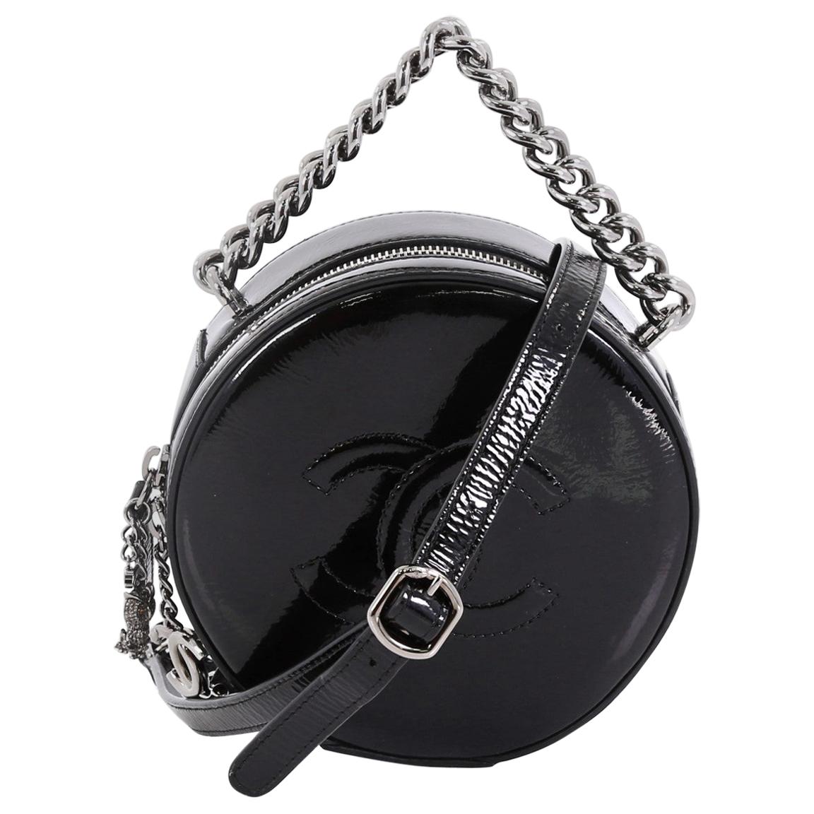 Chanel Black Round Bag