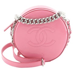 Chanel Pink Pearl Round As Earth Crossbody Bag Leather ref.946528 - Joli  Closet