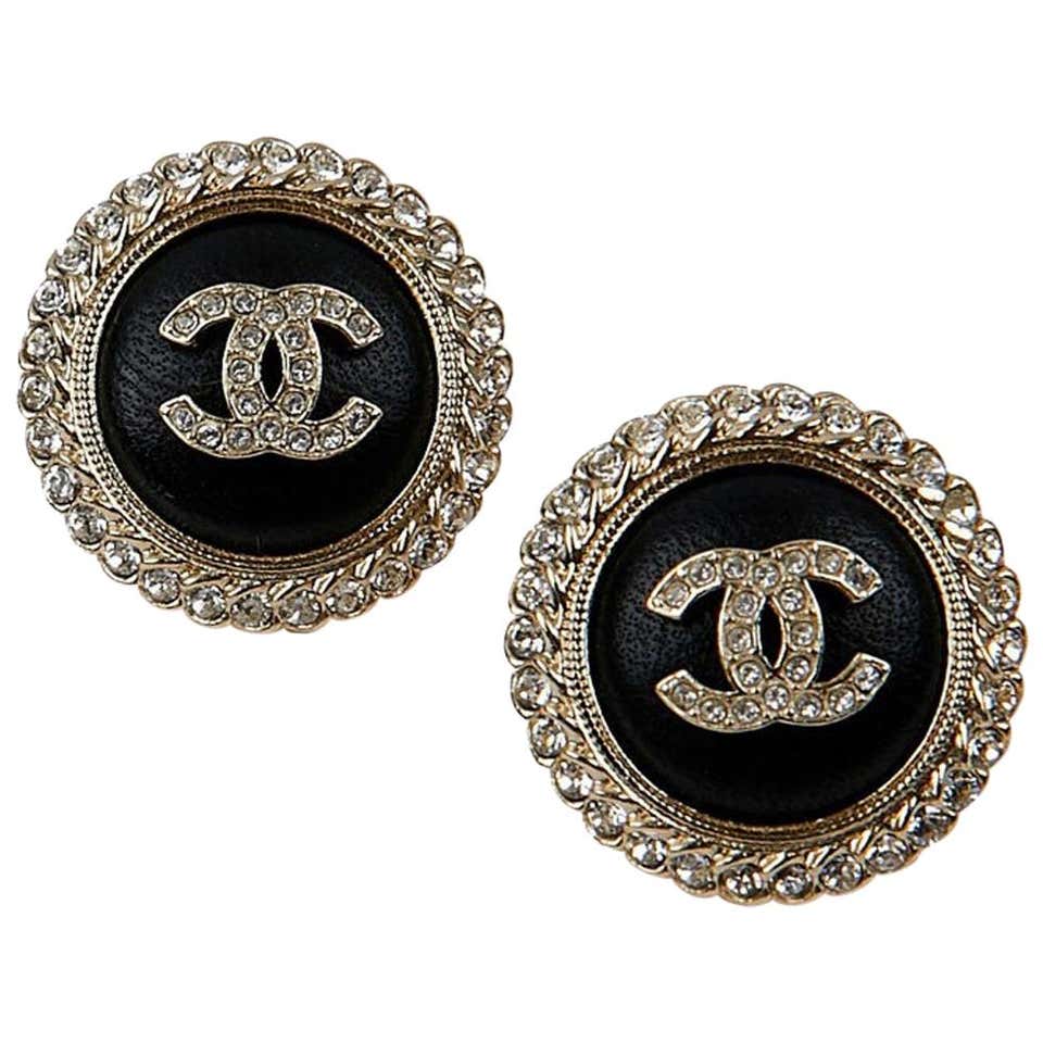 Chanel double c diamond earrings Clearance
